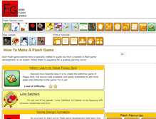 Tablet Screenshot of makeflashgames.com